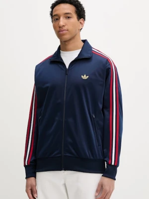adidas Originals bluza rozpinana męska Firebird granatowy