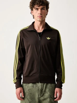 adidas Originals bluza rozpinana męska Firebird brązowy