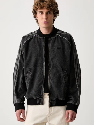 adidas Originals bluza rozpinana męska jeansowa szary