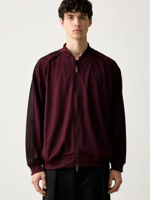 adidas Originals bluza rozpinana męska SST Adicolor Classic Mesh bordowy
