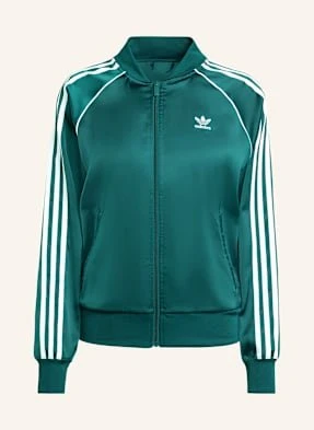 Adidas Originals Bluza Rozpinana Sst Adicolor Z Satyny gruen