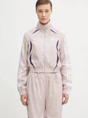 adidas Originals bluza Slim Tracktop damska kolor różowy z aplikacją KE9787