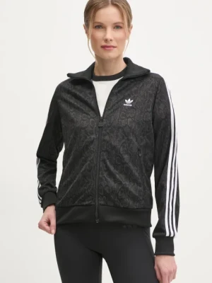 adidas Originals bluza SNAKE FB TT damska kolor czarny wzorzysta JI8404