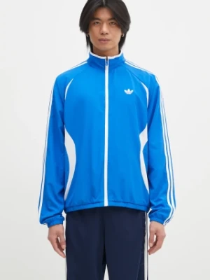 Zdjęcie produktu adidas Originals bluza Teamgeist Tracktop męska kolor niebieski wzorzysta JP1117