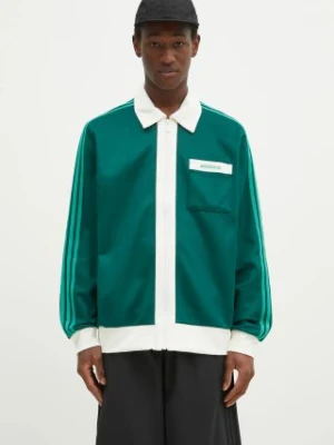 adidas Originals bluza Track Top męska kolor zielony z aplikacją JC8362