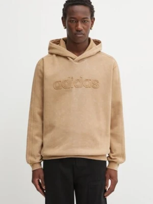 adidas Originals bluza Wsh Hoodie męska kolor zielony z kapturem z aplikacją JY2791