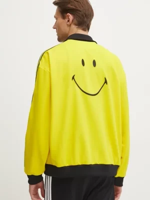 adidas Originals bluza X Smiley damska kolor żółty z aplikacją JD2737