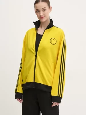 adidas Originals bluza X Smiley damska kolor żółty z aplikacją JD2737