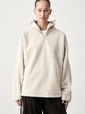 adidas Originals bluza z kapturem damska polarowa Adiluna Season 2 x Jennie beżowy