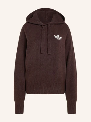 Adidas Originals Bluza Z Kapturem Essentiell braun CIEMNOBRĄZOWY