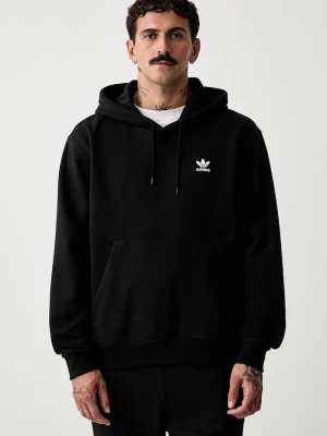 adidas Originals bluza z kapturem męska z bawełną czarny
