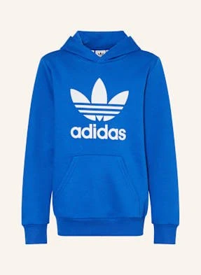 Adidas Originals Bluza Z Kapturem Trefoil blau