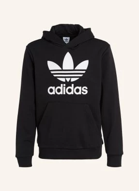 Adidas Originals Bluza Z Kapturem Trefoil schwarz