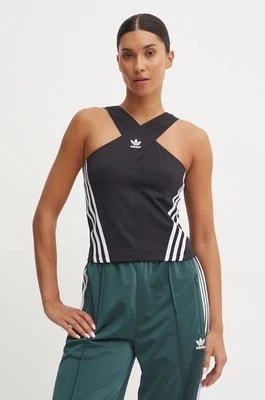 adidas Originals bluzka Tank damska kolor czarny wzorzysta JM9258