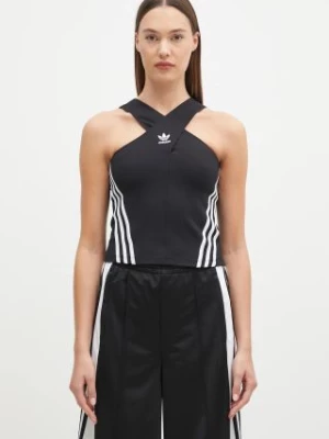 adidas Originals bluzka Tank damska kolor czarny wzorzysta JM9258