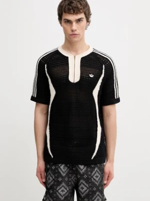 adidas Originals CLOT x adidas by Edison Chen T-shirt swetrowy z bawełną męski