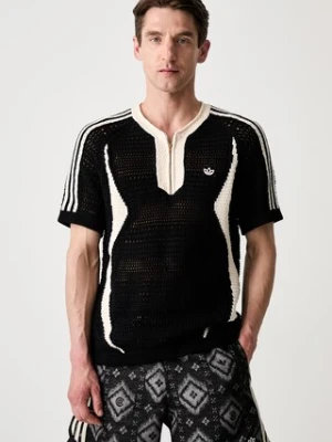 adidas Originals CLOT x adidas by Edison Chen T-shirt swetrowy z bawełną męski