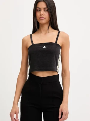 adidas Originals crop top damski z bawełną