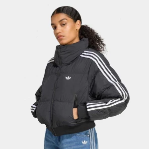 adidas Originals Cropped Puff Jacket kobiety Kurtki puchowe czarny rozmiar Odzież