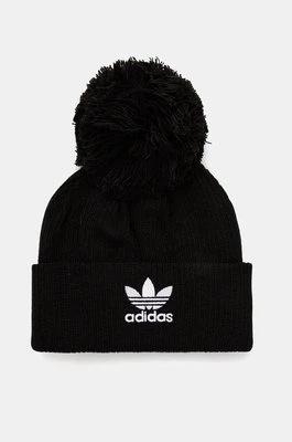 adidas Originals czapka kolor czarny z cienkiej dzianiny IY5516