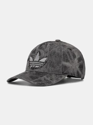 adidas Originals czapka z daszkiem bawełniana Baseball Cap kolor szary JW0001