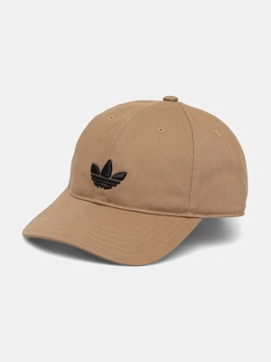 adidas Originals czapka z daszkiem bawełniana kolor beżowy JY5064