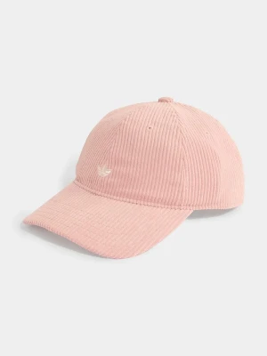 adidas Originals czapka z daszkiem damska sztruksowa różowy