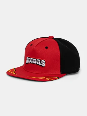 adidas Originals czapka z daszkiem FLATBRIM CAP kolor czerwony z aplikacją JW3989