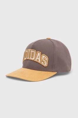 adidas Originals czapka z daszkiem kolor brązowy wzorzysta IU0046