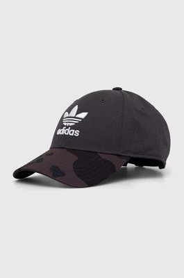 adidas Originals czapka z daszkiem kolor czarny wzorzysta IU0039