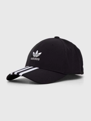 adidas Originals czapka z daszkiem kolor czarny z aplikacją
