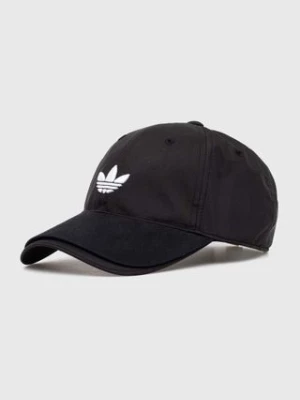 adidas Originals czapka z daszkiem kolor czarny z aplikacją IW8626