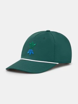 adidas Originals czapka z daszkiem Rolling Links Five-Panel kolor zielony z aplikacją IY5356