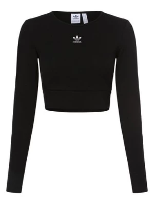 adidas Originals Damska koszulka z długim rękawem Kobiety Bawełna czarny jednolity,