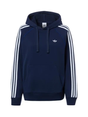 adidas Originals Damski sweter z kapturem Kobiety Bawełna niebieski,