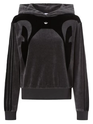 adidas Originals Damski sweter z kapturem Kobiety szary|czarny wzorzysty,