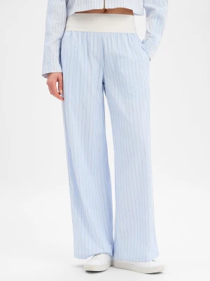 adidas Originals Damskie spodnie do biegania Kobiety niebieski|biały w paski,