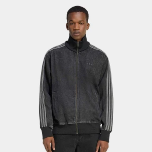 adidas Originals Denim Firebird Tracktop mężczyźni Komplety dresowe czarny rozmiar Odzież