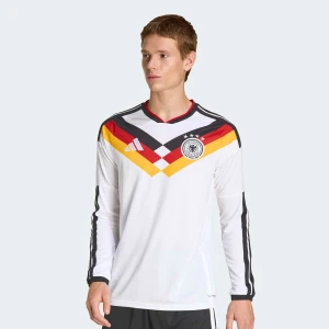adidas Originals DFB Home Long Sleeve Jersey World Cup 2026 mężczyźni Jerseys biały rozmiar Odzież