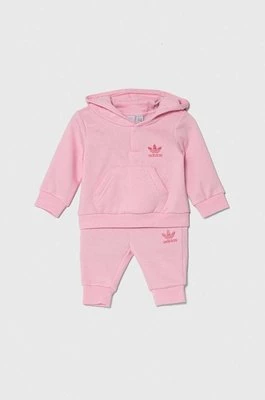 adidas Originals dres niemowlęcy kolor różowy