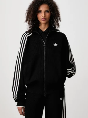 adidas Originals Firebird Chunky Knit sweter rozpinany z wełną merino damski