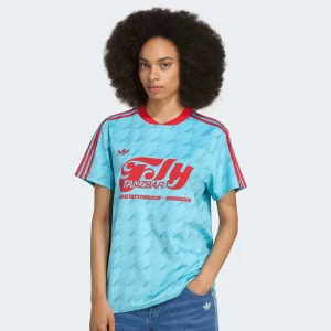 adidas Originals Footie Jersey kobiety Komplety dresowe niebieski rozmiar Odzież