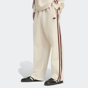 adidas Originals Graphic Fleece Pant Open Hem mężczyźni Spodnie dresowe beż rozmiar Odzież