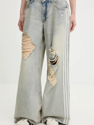 adidas Originals jeansy 0 damskie high waist KE3301