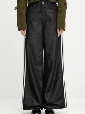 adidas Originals jeansy Baggy Shine Dnm damskie high waist KE9799
