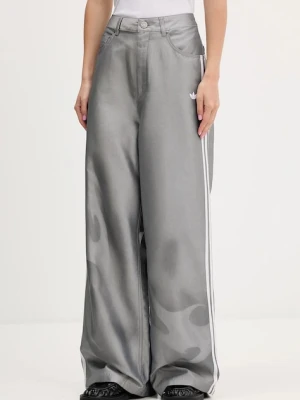 adidas Originals jeansy Baggy Shine Dnm damskie kolor szary KE9800