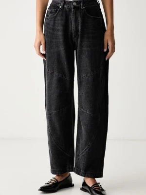 adidas Originals jeansy barrel damskie Denim Barrel czarny