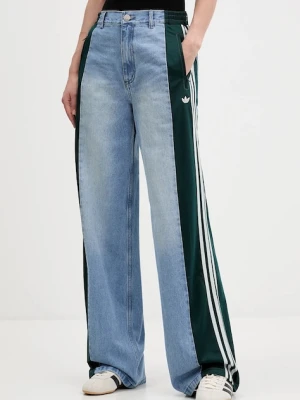 adidas Originals jeansy Denim Fb Pants damskie high waist KF2318