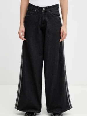 adidas Originals Firebird jeansy wide leg damskie