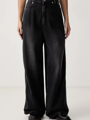 adidas Originals jeansy relaxed fit damskie Adilenium Season 6 Baggy Denim czarny